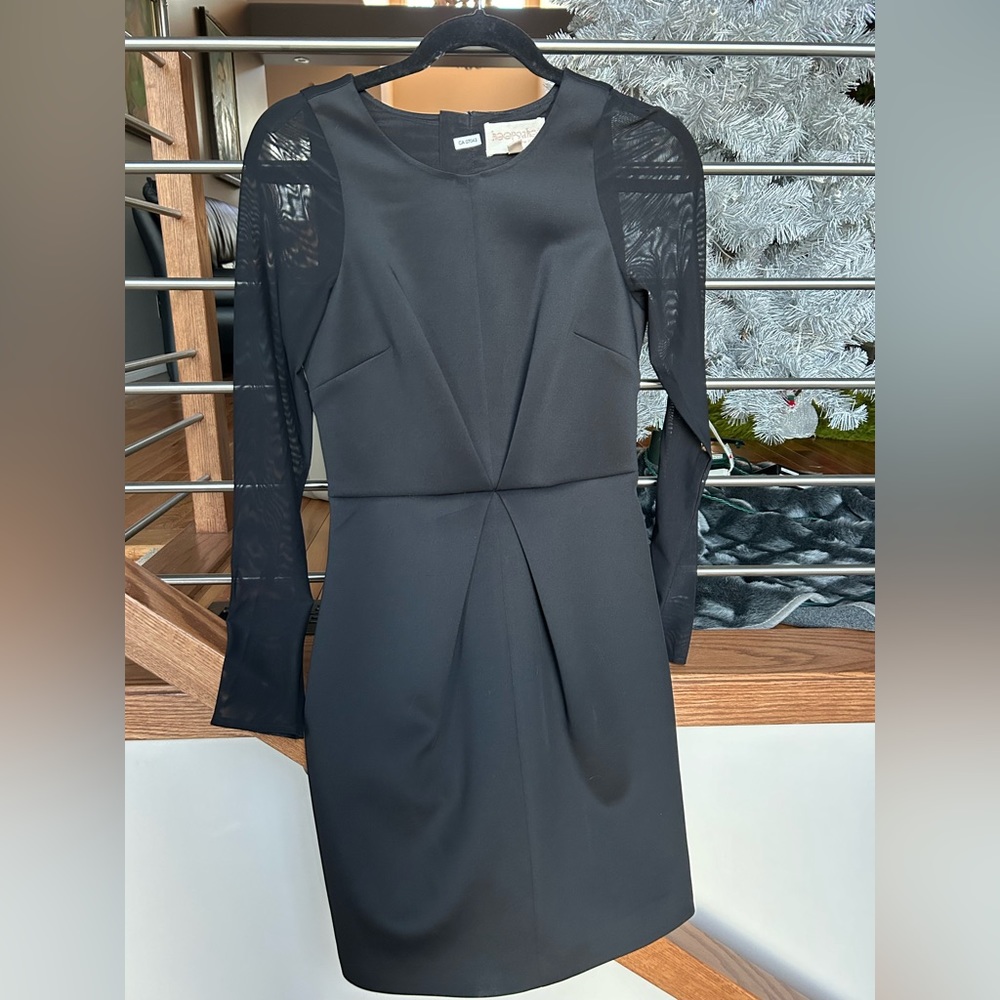 Party dress with sleeves.
